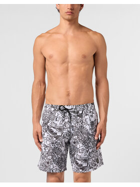 PHILIPP PLEIN PHILIPP PLEIN Kąpielówki 30467 Biały