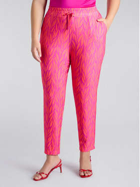 Fiorella Rubino Fiorella Rubino Spodnie materiałowe P819L002116N0R6 Różowy Regular Fit