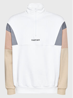 Kaotiko Kaotiko Μπλούζα Arthur AK048-06S-G002 Λευκό Regular Fit