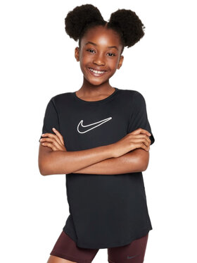 Nike Nike T-Shirt One Fitted Czarny Regular Fit