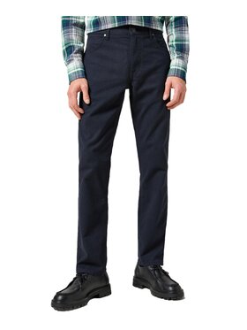 Wrangler Wrangler Spodnie materiałowe 112358043 Granatowy Regular Fit