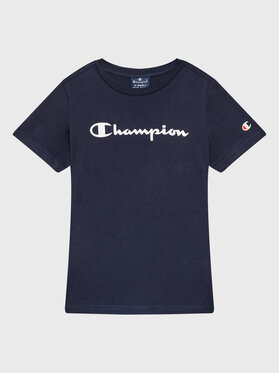 Champion Champion T-krekls 305365 Tumši zils Regular Fit