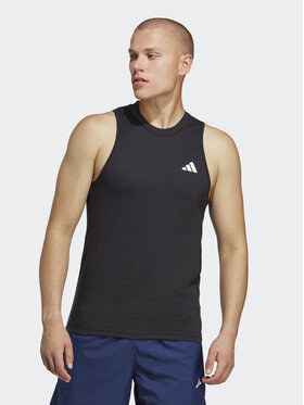 adidas adidas Tank top marškinėliai Train Essentials Feelready Training Tank Top IC6945 Juoda Slim Fit