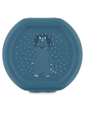 Trixie Baby Trixie Baby Pojemnik na żywność Zestaw pojemników na przekąski z klipsem 2 szt. - Triceratops Granatowy