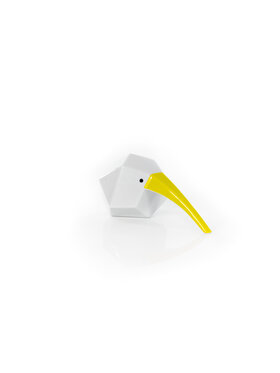 Ćmielów Design Studio Ćmielów Design Studio Figurka Ptak Kiwi Jedzące Biały