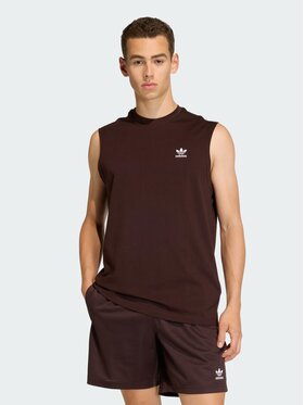 adidas adidas Tank top 159055 Brązowy Regular Fit