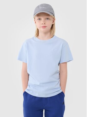4F 4F T-shirt 4FJWSS25TTSHM2324-33S Blu Oversize