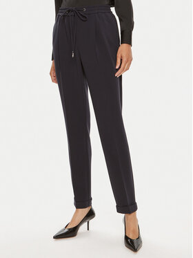 BOSS Boss Spodnie materiałowe Tariyanah 50490039 Granatowy Regular Fit
