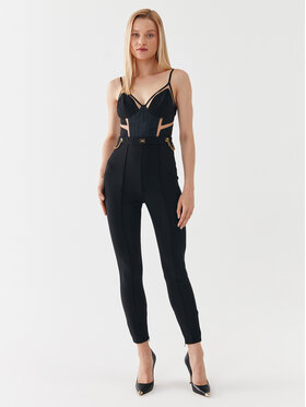 Elisabetta Franchi Elisabetta Franchi Overal TU-010-36E2 Černá Slim Fit