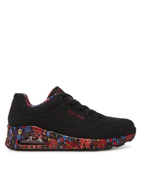 Skechers Skechers Tenisice Uno-Majestic Garden 155583/BKMT Crna