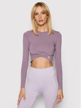 Carpatree Carpatree Тениска от техническо трико Gaia GLT-P Виолетов Slim Fit
