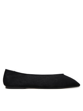 Calvin Klein Calvin Klein Baleríny Square Ballerina Aop Mesh HW0HW02937 Čierna