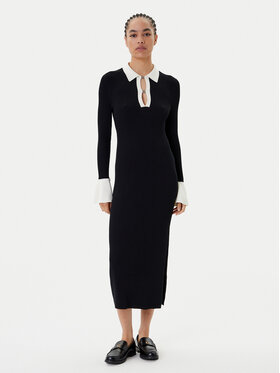 HUGO HUGO Džemper haljina Sharry 50542620 Crna Slim Fit