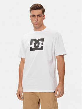 DC Shoes DC Shoes Tričko Star Hss ADYZT05373 Biela Relaxed Fit