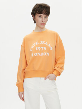 Pepe Jeans Pepe Jeans Pulóver Venus PL581487 Narancssárga Loose Fit