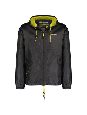 Geographical Norway Geographical Norway Kurtka przeciwdeszczowa SZ1026H/GN-Black Czarny Regular Fit