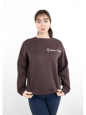 DKaren Sport DKaren Sport Bluza EQ001 Brązowy Classic Fit
