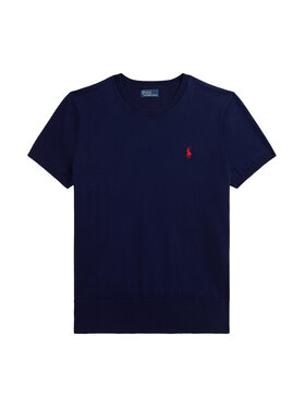 Polo Ralph Lauren Polo Ralph Lauren Marškinėliai 211971872004 Tamsiai mėlyna Slim Fit
