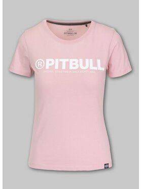 PITBULL PITBULL T-Shirt Koszulka damska Pitbull R M Różowy Regular Fit