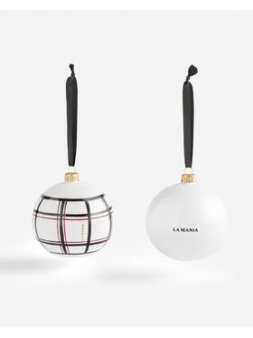 La Mania La Mania Bombki choinkowe II 2 szt. Biały