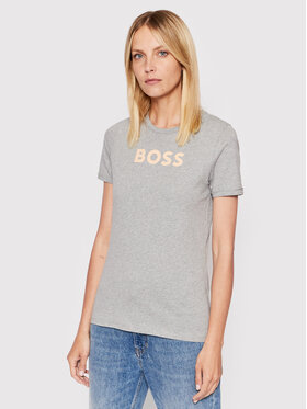 Boss Boss T-Shirt C_Elogo_7 50472255 Szary Regular Fit