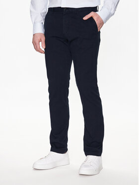 Tommy Hilfiger Tommy Hilfiger Chino kalhoty Denton Structure MW0MW31142 Tmavomodrá Straight Fit