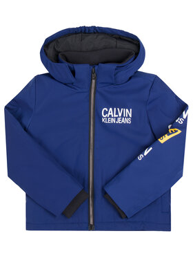 Calvin Klein Jeans Calvin Klein Jeans Pūkinė striukė Stamp Logo IB0IB00375 Tamsiai mėlyna Regular Fit