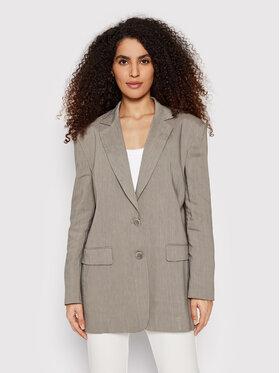 Marella Marella Marynarka Patty 30410125 Szary Straight Fit