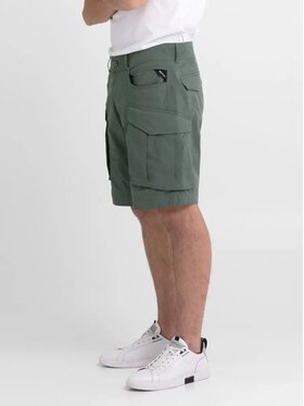 REPLAY Replay Szorty plażowe JOE Zielony Bermuda Fit