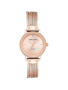 Anne Klein Anne Klein Zegarek AK-3220RGRG Różowe złoto