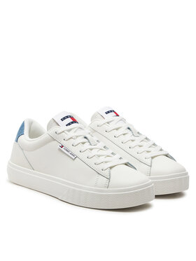 Tommy Jeans Superge Tjw Cupsole Sneaker Denim EN0EN02652 Écru