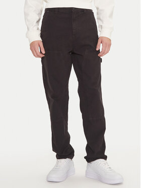 HUGO Hugo Szövet nadrág Gioro242D 50510597 Fekete Tapered Fit
