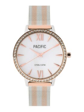 Pacific Pacific Zegarek Pacific-PC00422 Srebrny