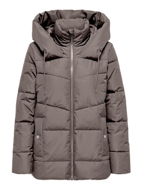 JDY JDY Vatovaná bunda 15300563 Hnědá Regular Fit