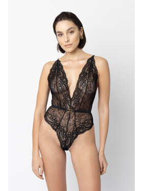 White Rvbbit White Rvbbit Body Black Rose Czarny