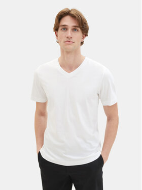 Tom Tailor Tom Tailor 2 t-kreklu komplekts 1037738 Balts Regular Fit