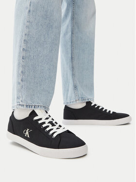 Calvin Klein Jeans Calvin Klein Jeans Teniszcipő Ess Vulc Low Mg Canvas YM0YM01209 Fekete
