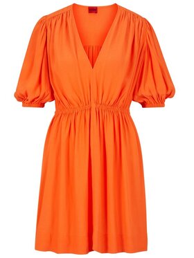 HUGO Hugo Šaty 50489221 Oranžová Regular Fit