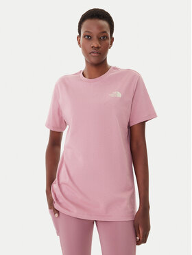 The North Face The North Face Тишърт Redbox NF0A87NK Розов Relaxed Fit