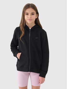 4F 4F Mikina 4FJWSS25TSWSF1706-20S Čierna Regular Fit