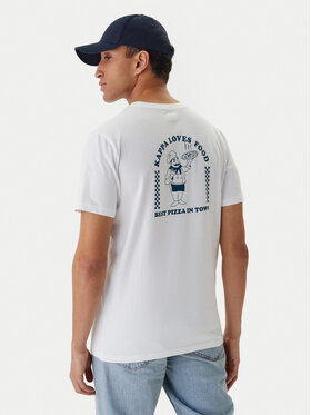 Kappa Kappa T-Shirt Ichico 37276JW Biały Regular Fit