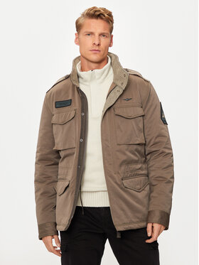 Aeronautica Militare Aeronautica Militare Átmeneti kabát 242AB2189CT3376 Barna Regular Fit