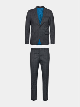 Lindbergh Lindbergh Garnitur 30-606004 Szary Slim Fit