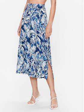 Marc Aurel Marc Aurel Midi sukňa 2202 1001 24652 Modrá Regular Fit