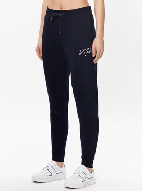 Tommy Hilfiger Tommy Hilfiger Спортивні штани UW0UW04522 Cиній Regular Fit