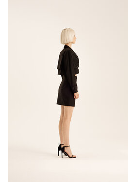 Chérir Paris Chérir Paris Spódnica z wiskozy Czarny Slim Fit