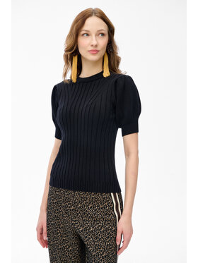 blue shadow blue shadow Sweter Talu Czarny Regular Fit