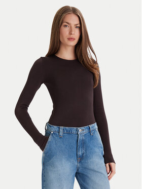Wolford Wolford Боді Berlin 75087 Коричневий Slim Fit