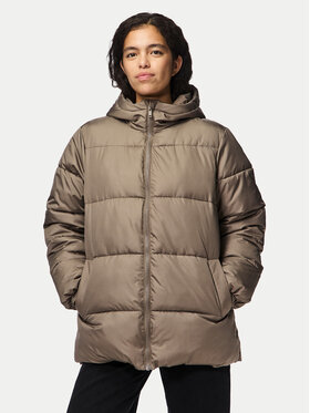 Pieces Pieces Geacă de iarnă Maddie 17150938 Bej Relaxed Fit
