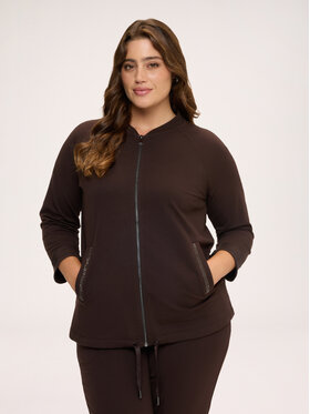 Fiorella Rubino Fiorella Rubino Bluza G896L009259N022 Brązowy Over Fit